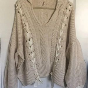 Free People Ivory Sweater